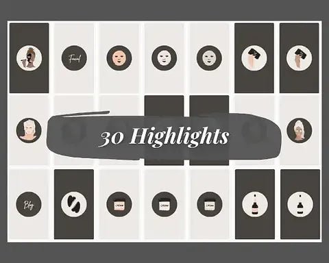 230 Beauty + Skincare Instagram Marketing Templates - Digital Download