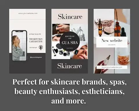 230 Beauty + Skincare Instagram Marketing Templates - Digital Download