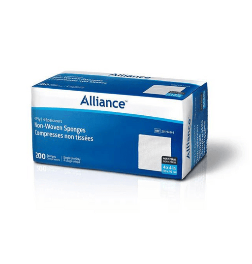 4” x 4” Gauze Facial Sponge Non - Woven, Non Sterile 4ply