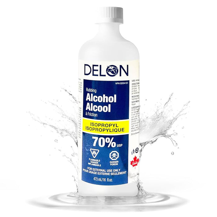 Delon 70% Isopropyl Alcohol, 473ml