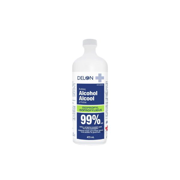 Delon 99% Isopropyl Alcohol, 473ml