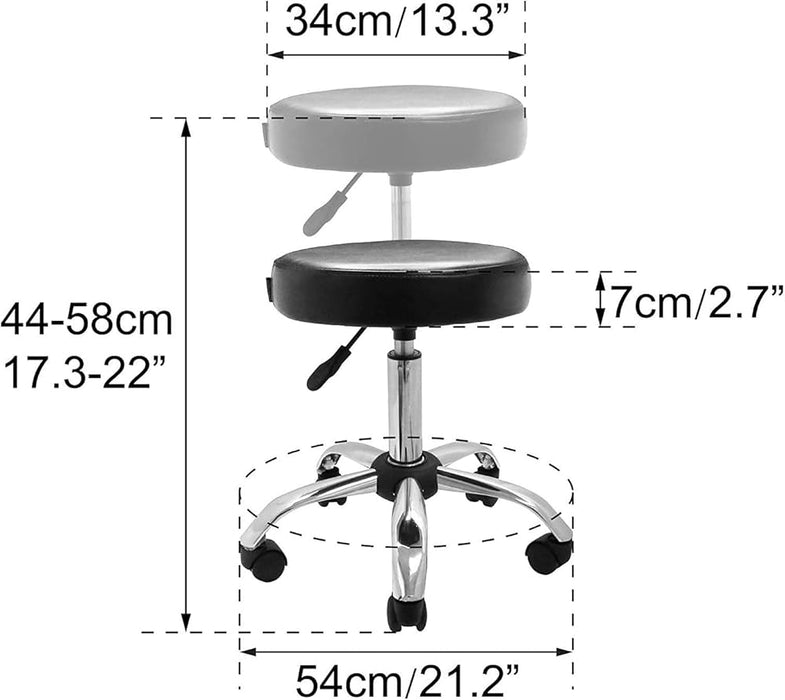 Deluxe Spa Adjustable Height Hydraulic Spa Stool