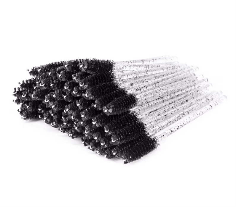 Disposable Mascara Wands, Eyebrow Spoolies Brush, 50 count