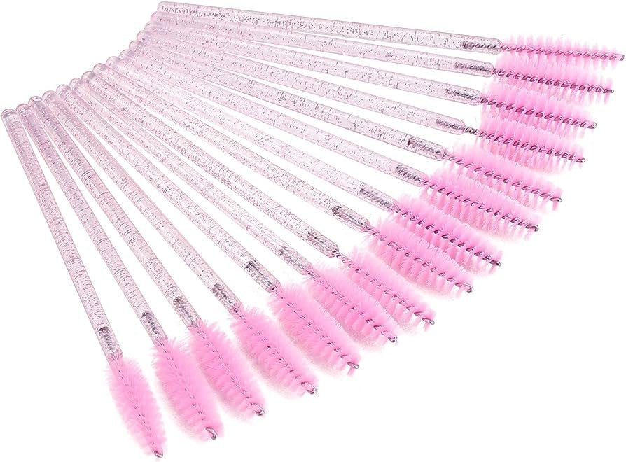 Disposable Mascara Wands, Eyebrow Spoolies Brush, 50 count