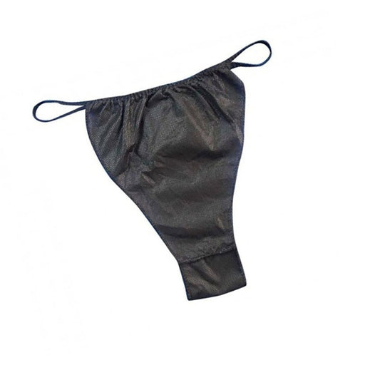 Disposable Thong Panties, Black 50 pieces