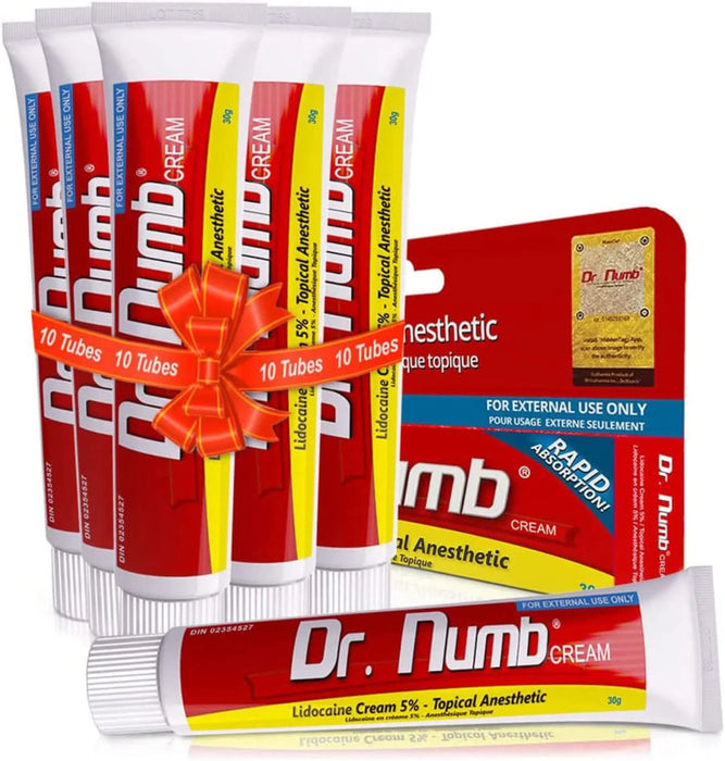 Dr Numb 5% Lidocaine Topical Anesthetic Numbing Cream