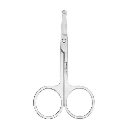 Facial Hair / Brow Scissors, Rounded Safety Tip, Stainless Steel