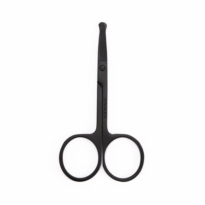 Facial Hair / Brow Scissors, Rounded Safety Tip, Stainless Steel