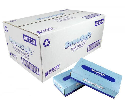 Facial Tissue, 2ply Standard 100/box, Case of 30