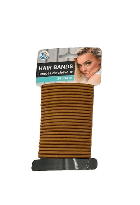 Hair Bands / Elastic Hair Ties, 24 pieces