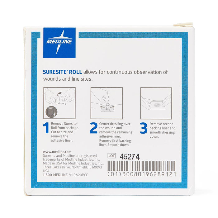 Medline SureSite Transparent Film Roll