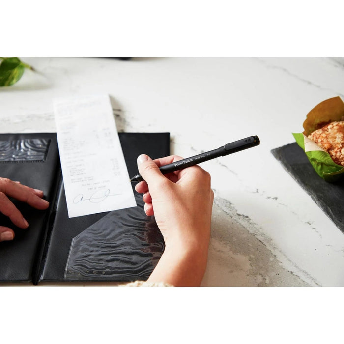 Paper Mate Ballpoint Pens, Write Bros. Black Ink Pens, Medium Point (1.0 mm), 10 Count