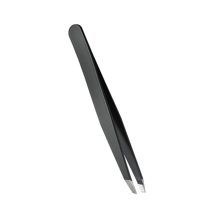 Slanted Tip Tweezers, 3.5” Stainless Steel