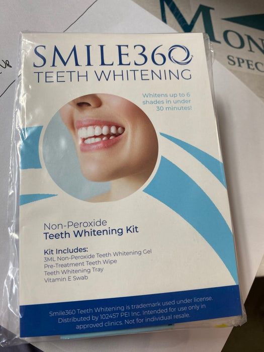 Smile360 Teeth Whitening Non - Peroxide Professional Treatment Kit