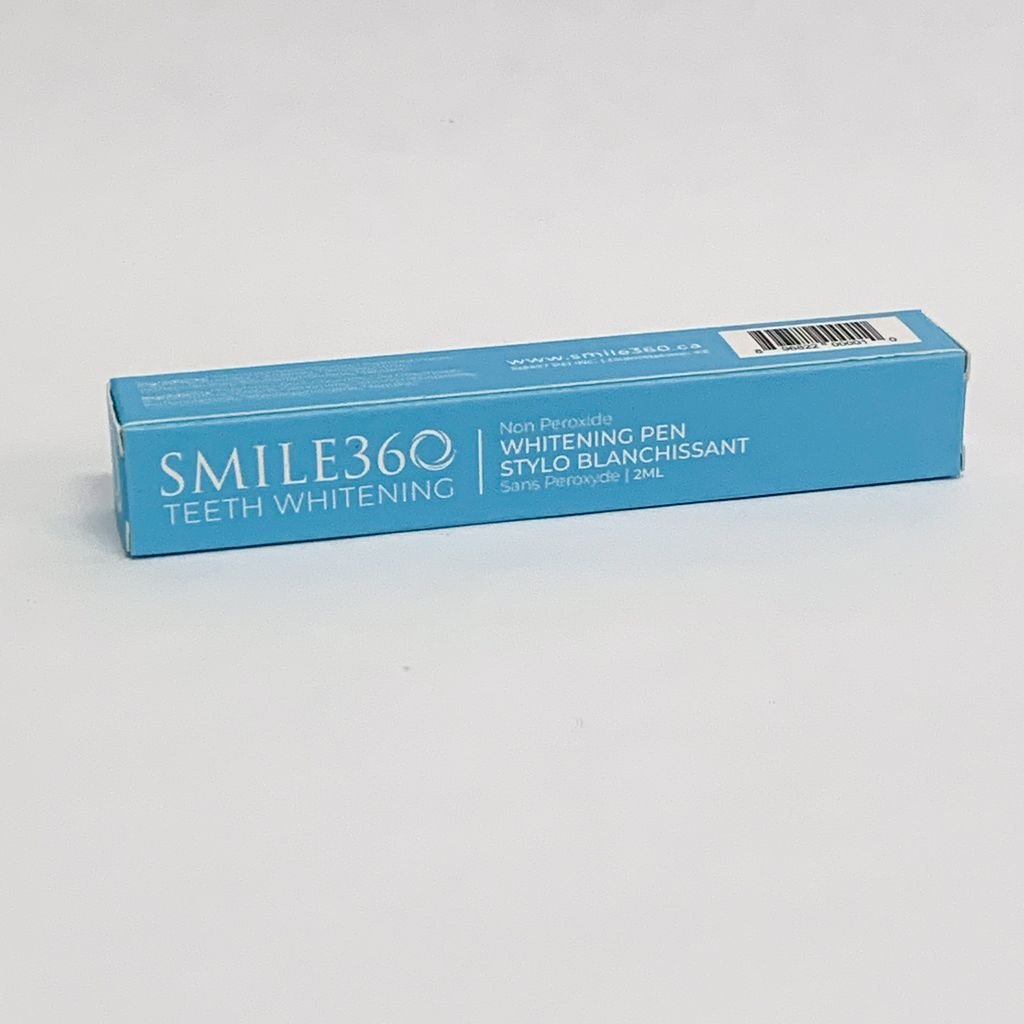 Smile360 Teeth Whitening Pen, Non-Peroxide Gel for Sensitive Teeth, 2ml