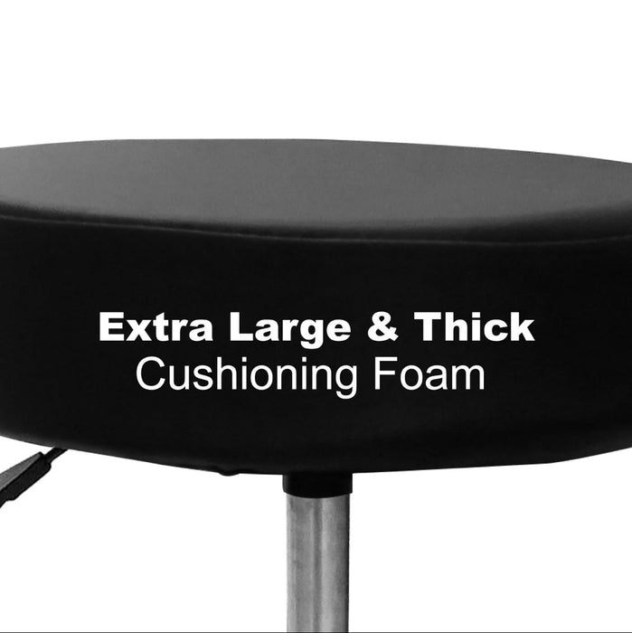 Spa Stool, Adjustable Height Hydraulic Rolling Treatment Room Stool