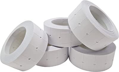 1-line White Price Tag Labels, 500/roll