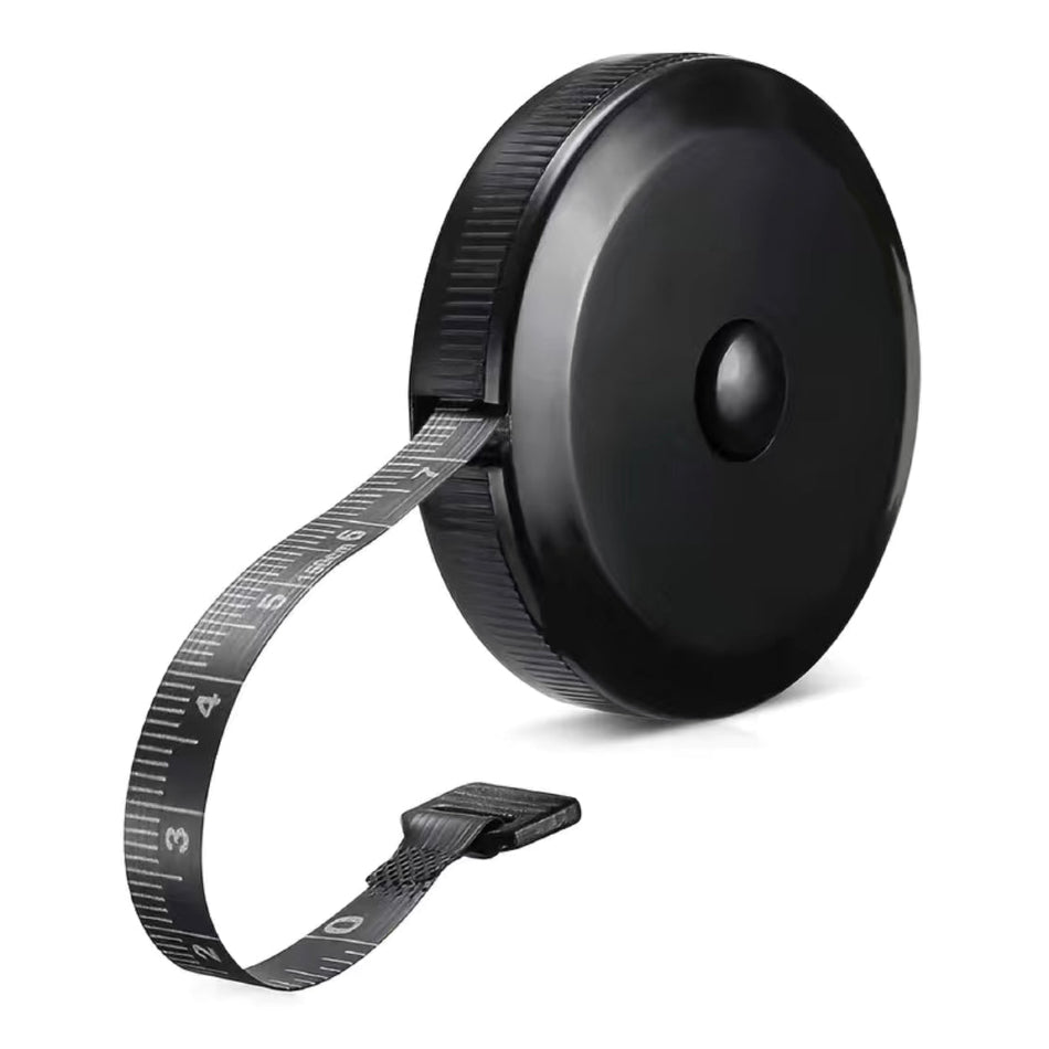 60 inch Tape Measure, Soft Double Sided Black