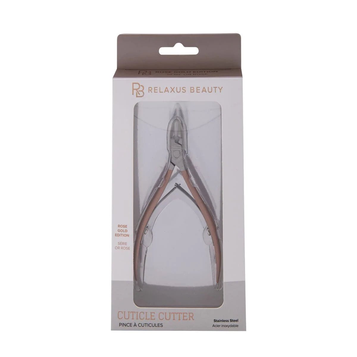 Rose Gold Cuticle Nippers / Cutter, Stainless Steel