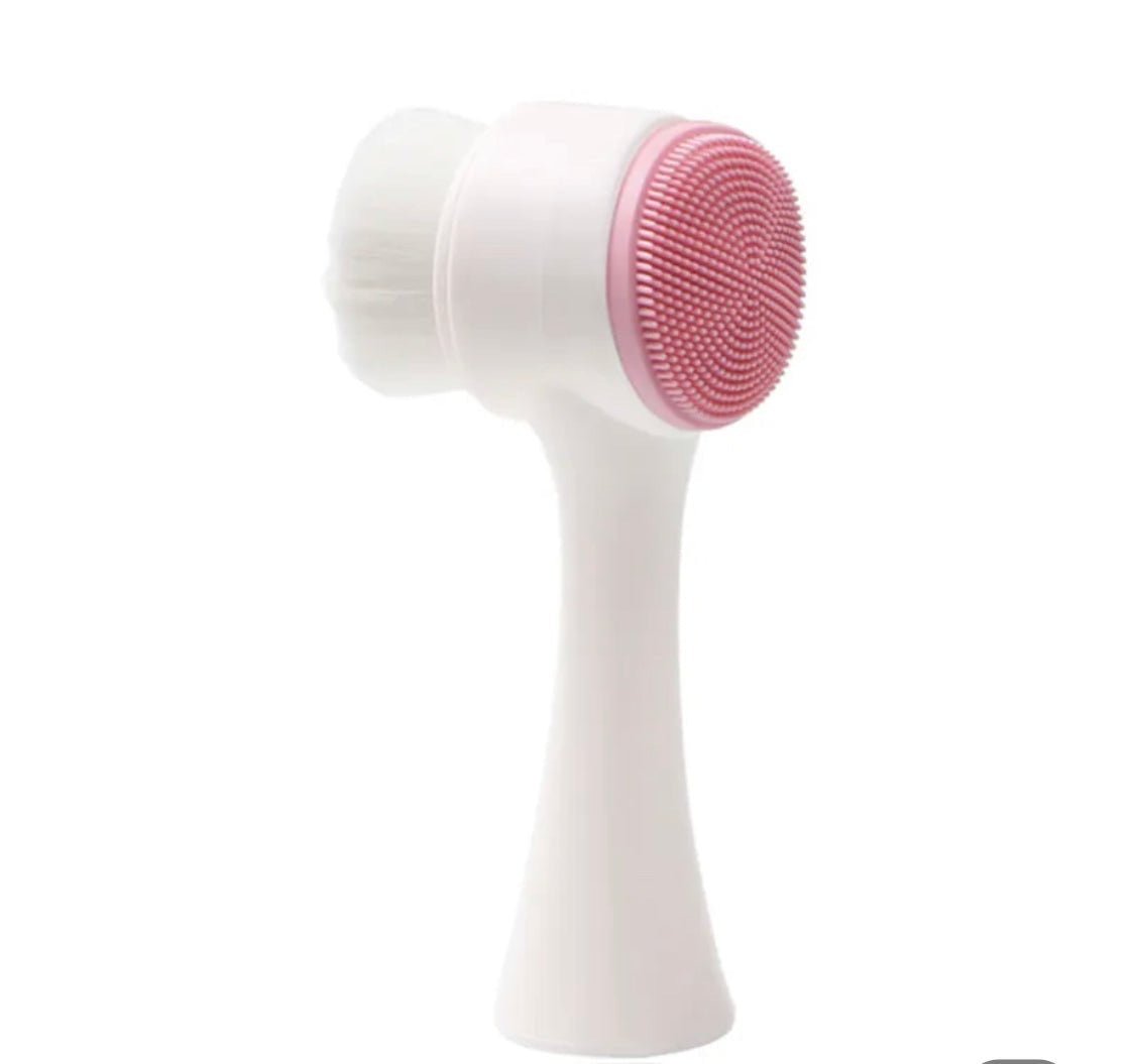 Deep Cleansing 2 in 1 Dual Action Facial Brush, Various Colors
