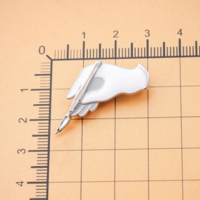 Lapel Pin - Dermaplaning Enamel Pin Brooch for Aestheticians