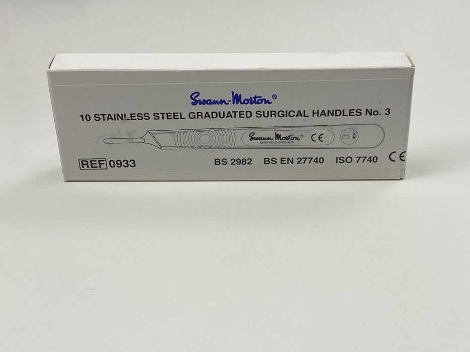 #3 Swann Morton Dermaplaning Tool / Handle, Surgical Stainless Steel