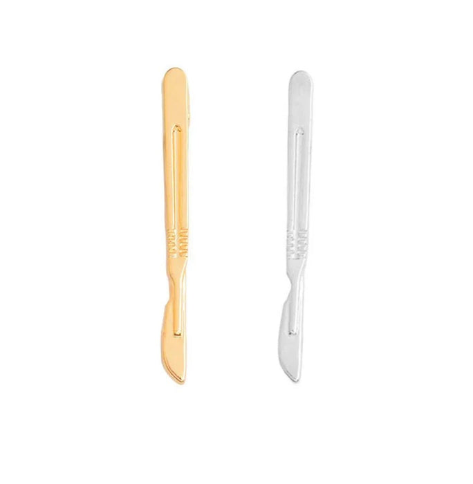 Lapel Pin - Dermaplaning Tool Scalpel Enamel Pin for Aestheticians