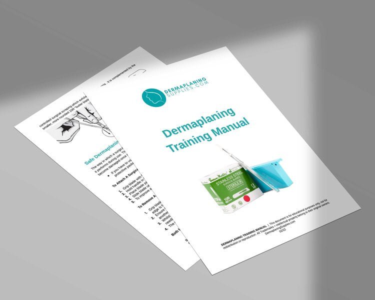 Dermaplaning Training Manual - Digital PDF Download