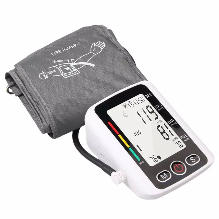 Digital Blood Pressure Monitor with Arm Cuff