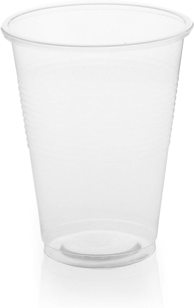 Disposable 9oz Clear Plastic Cup, 100 pack