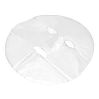 Disposable Facial Sheet Mask, Transparent Plastic (100 pieces)