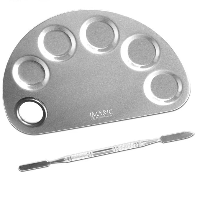 Facial / Makeup Palette - Stainless Steel