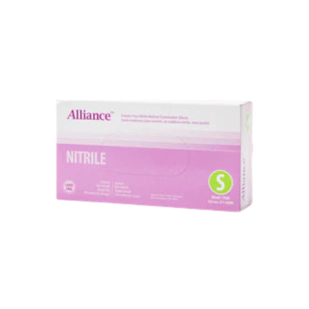Alliance Disposable Nitrile Gloves, Medical Grade Exam Gloves, Small Beauty Pro Supplies Canada