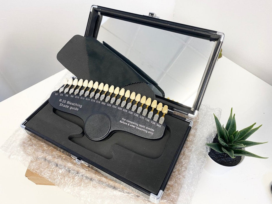 Professional R20 Teeth Whitening Shade Guide | Show Results with Teeth Whitening Before + Afters