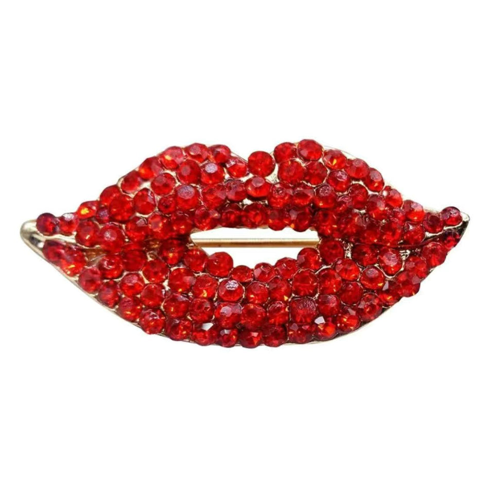 Lapel Pin - Red Lips Brooch Pin for Nurse / Cosmetic Injectors