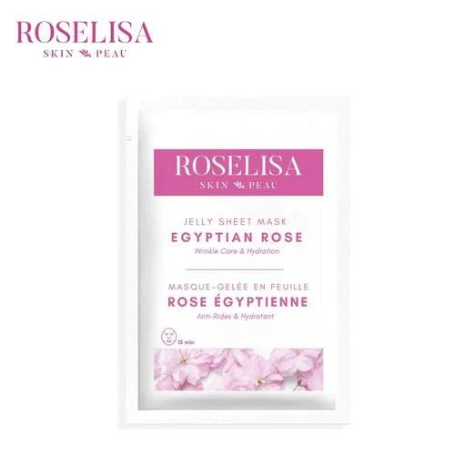 Roselisa Egyptian Rose Jelly Sheet Mask - Wrinkle Care & Hydration (42g)