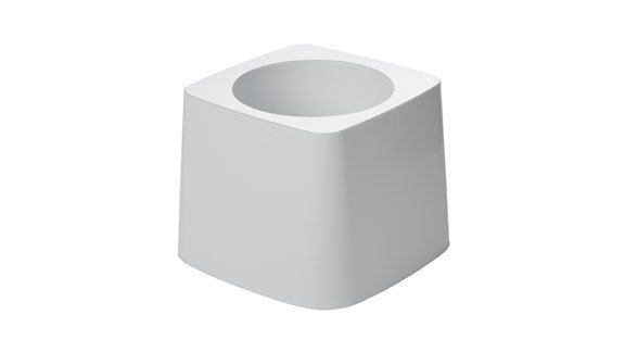 Rubbermaid Toilet Bowl Brush & Brush Holder, White