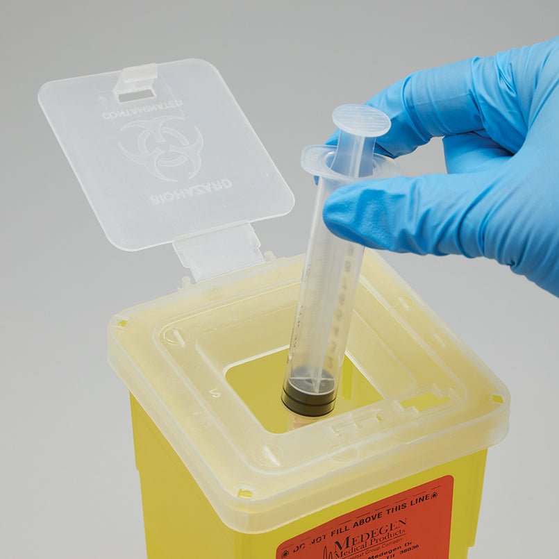 Sharps Container, Yellow 1 qt (0.95 Liter)