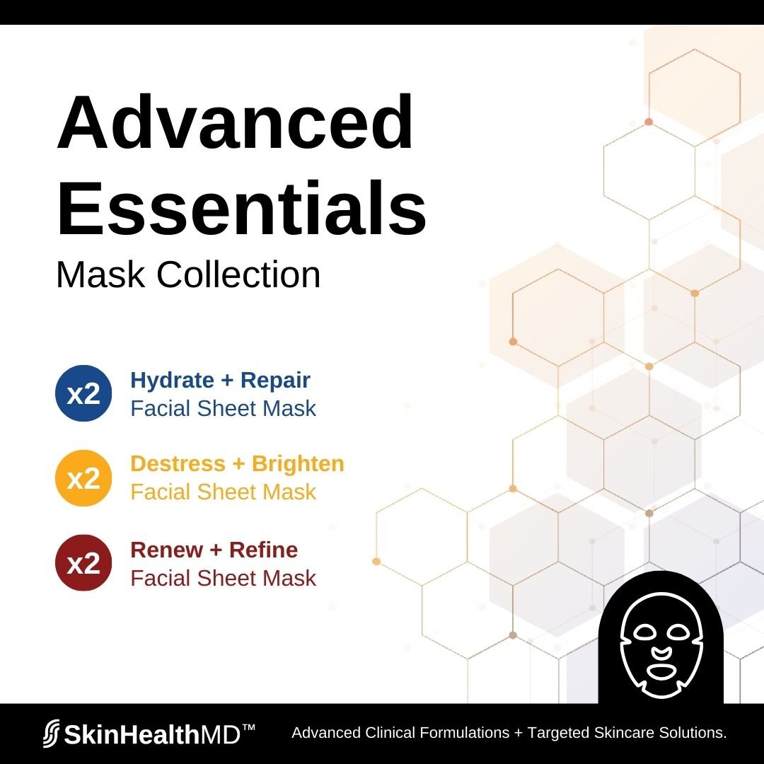 SkinHealthMD Advanced Essentials Mask Collection - Box of 6 Sheet Masks