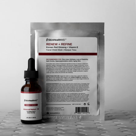 SkinHealthMD Advanced Retinol 1% Anti-Aging Serum | Renew + Refine Series (1 oz/30ml)