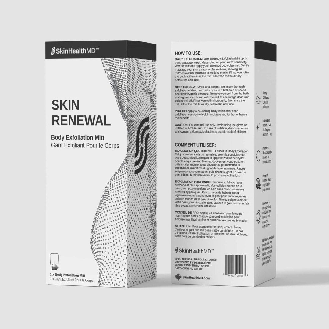 SkinHealthMD Skin Renewal Body Exfoliation Glove / Mitt Beauty Pro
