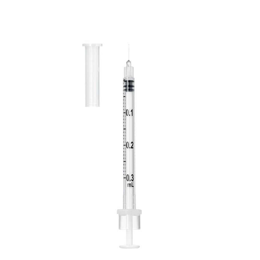 Sol-Care 0.3ml 31G x 5/16" Ultra-Fine Botox / Neuromodulator Cosmetic Syringes, 30/box - Beauty Pro Supplies Canada