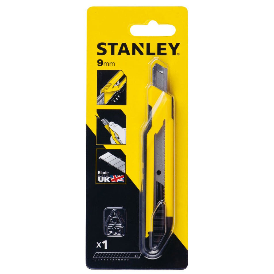 Stanley Retractable Utility Knive, 9mm