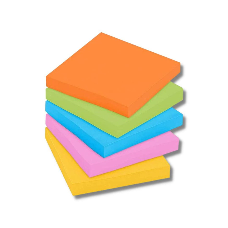 Super Sticky Note Pad - Assorted Colours | Each