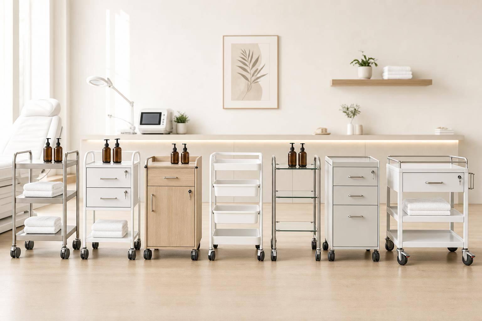 Top 7 Storage Carts for Beauty Clinics