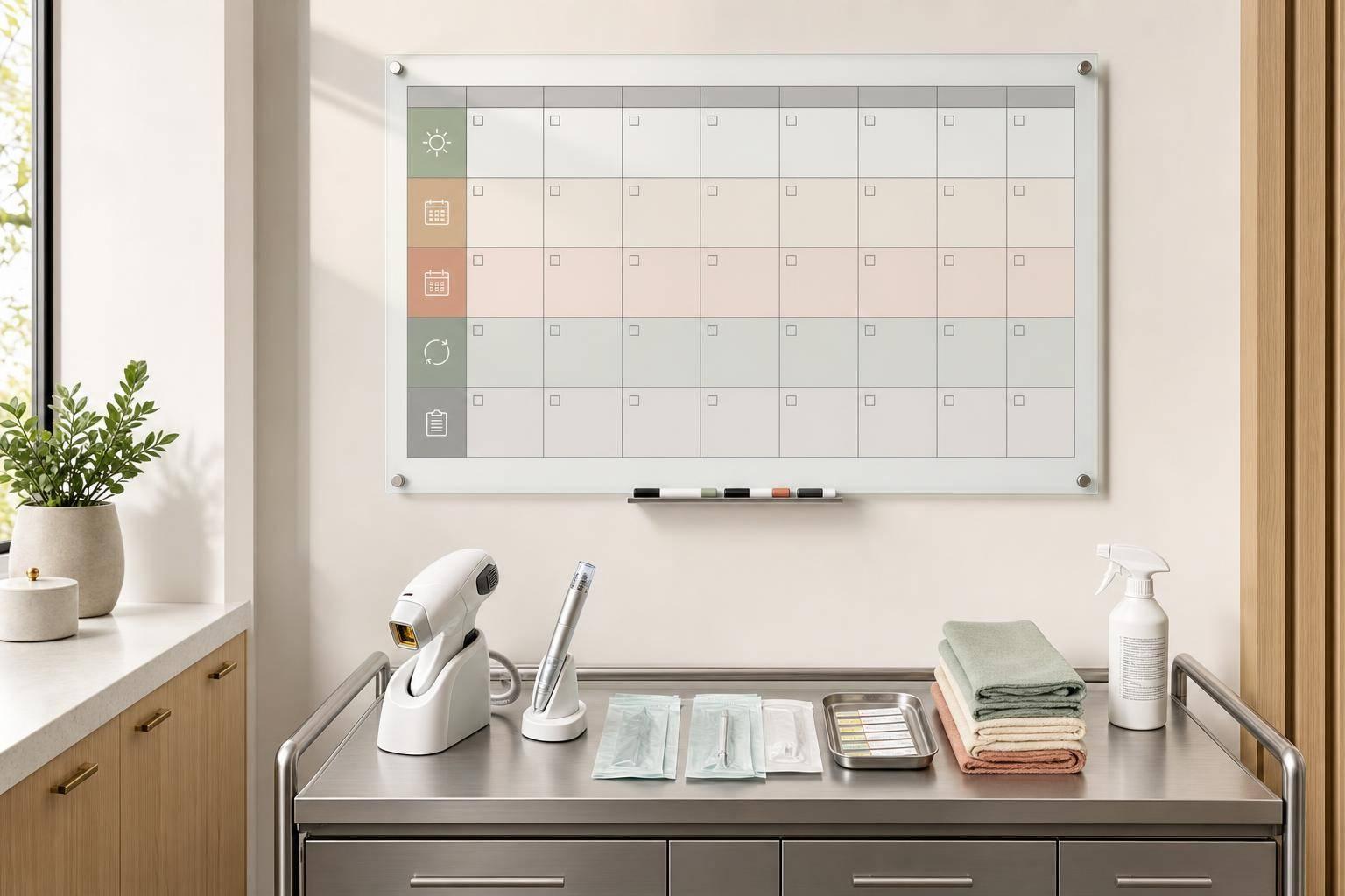 Aesthetic Equipment Maintenance Schedule