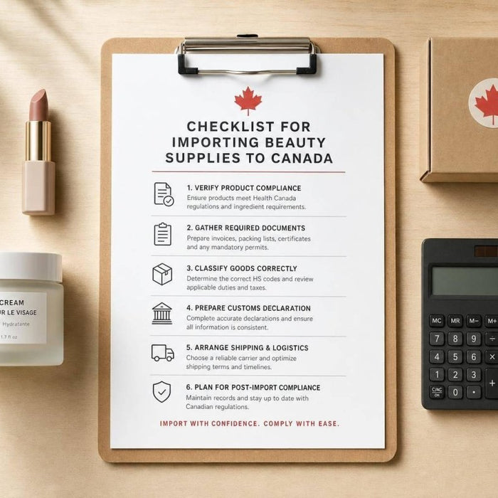 Checklist for Importing Beauty Supplies to Canada - Beauty Pro Supplies Canada