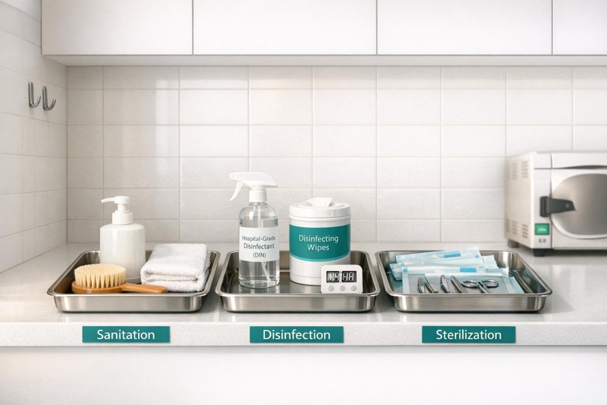 Sanitation vs. Disinfection: What Beauty Clinics Need - Beauty Pro Supplies Canada