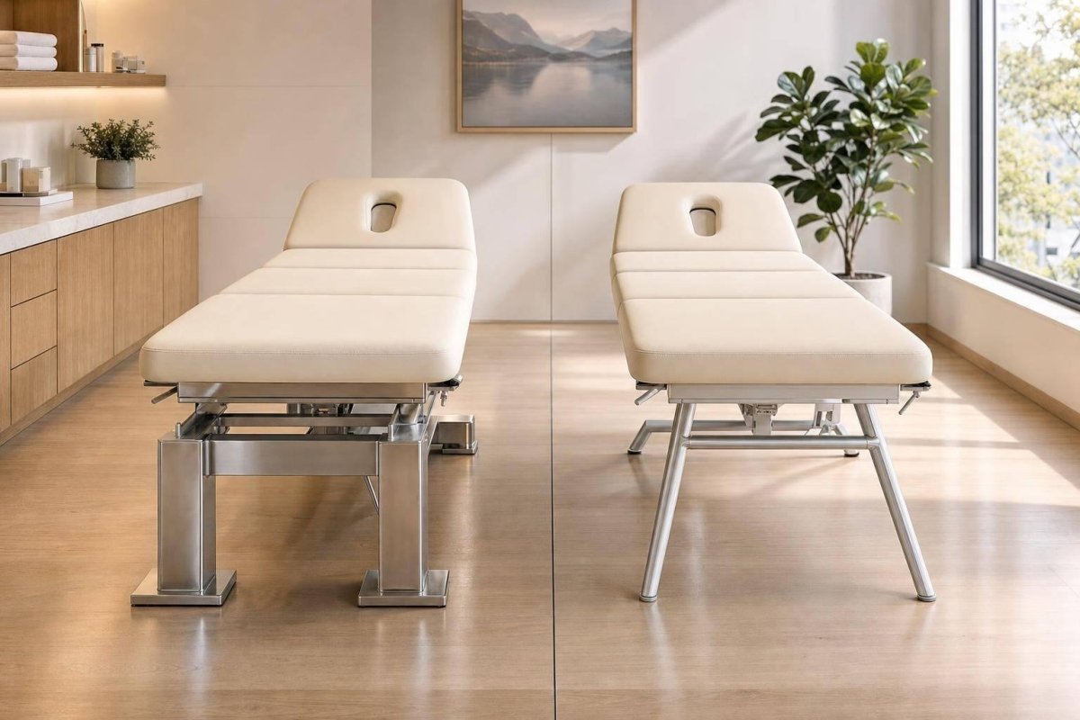 Steel vs Aluminum Electric Treatment Beds - Beauty Pro Supplies Canada