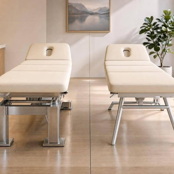 Steel vs Aluminum Electric Treatment Beds - Beauty Pro Supplies Canada